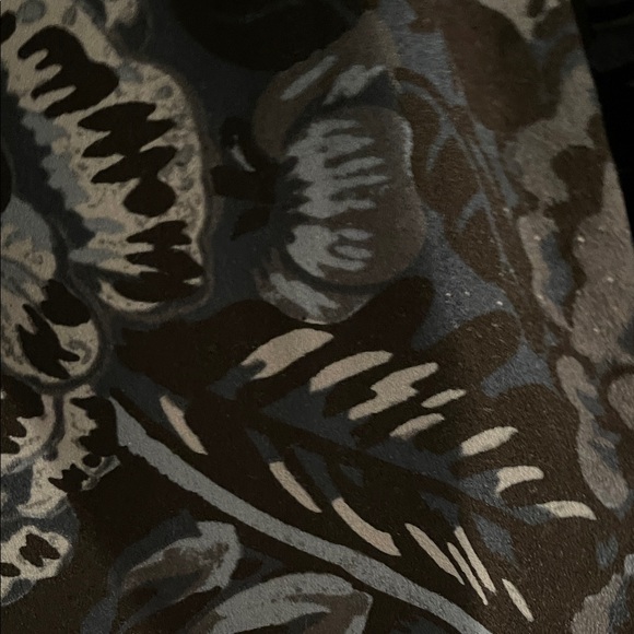 LOFT Blue and Black Patterned Dress - Picture 10 of 11